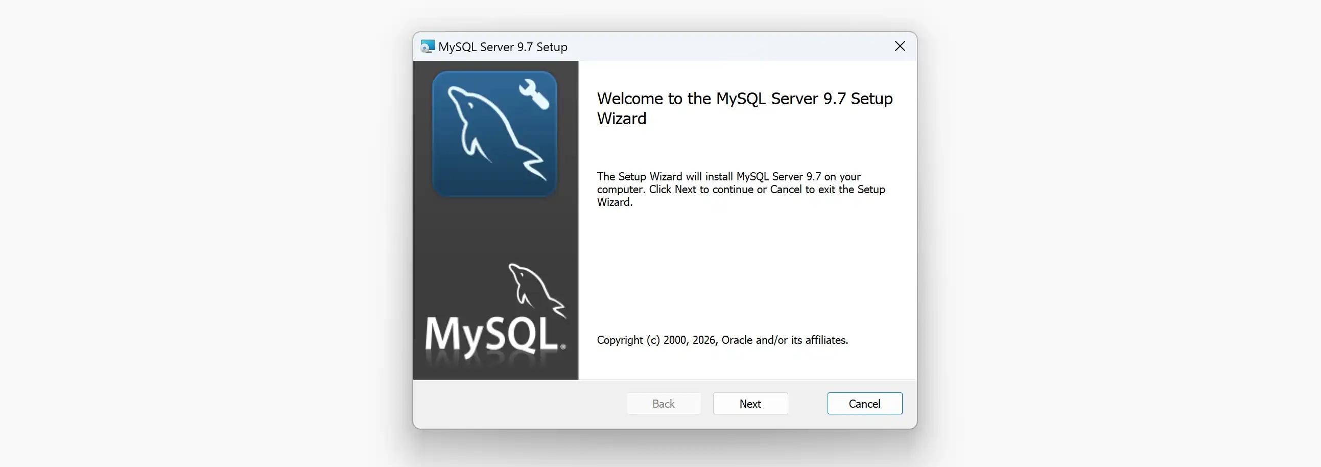 Installare MySQL su Windows
